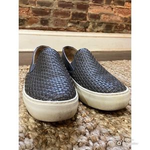 Nordstrom’s Woven Leather J. Slide Sneakers
